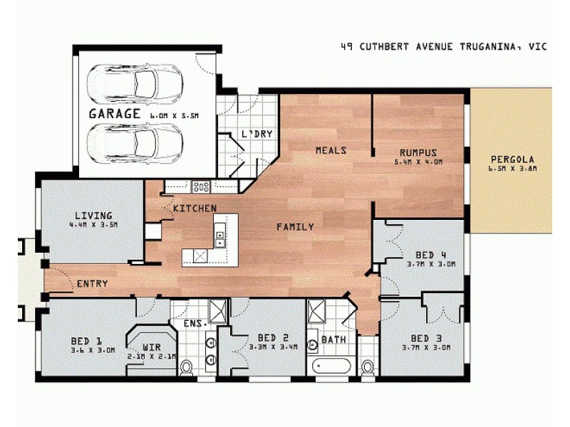 49  Cuthbert Avenue, Truganina VIC 3029 Floorplan