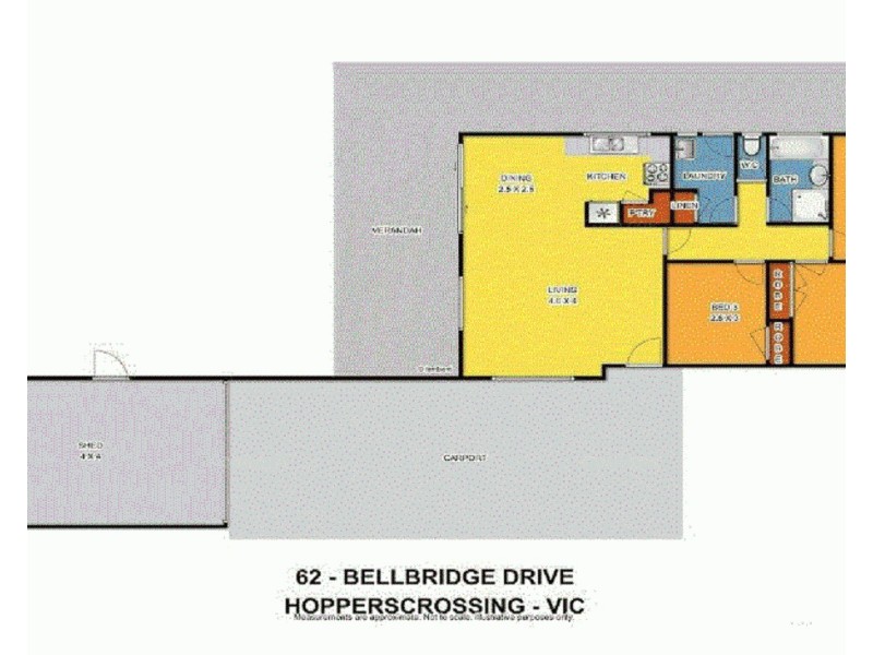 62   Bellbridge Drive, Hoppers Crossing VIC 3029 Floorplan