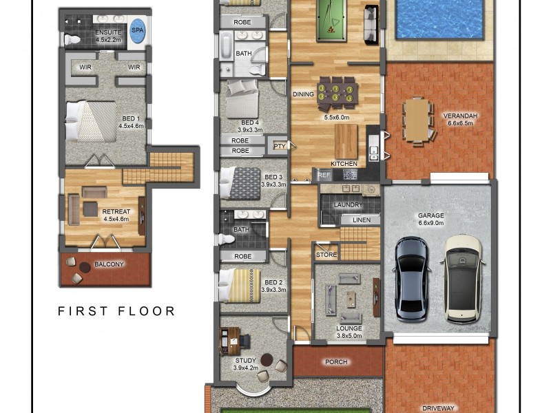 18 Snowbush Terrace, Point Cook VIC 3030 Floorplan