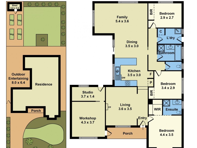 3 Waterside Close, Hoppers Crossing VIC 3029 Floorplan