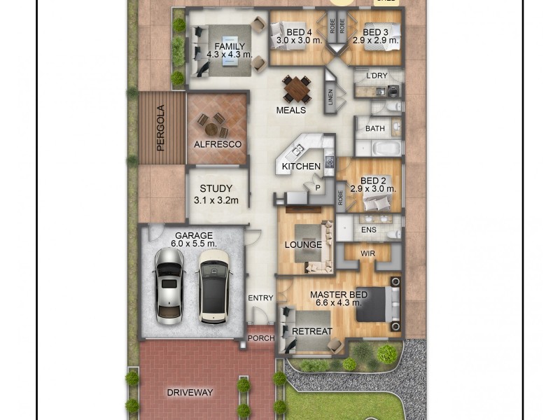 6  Beaufort Street, Point Cook VIC 3030 Floorplan
