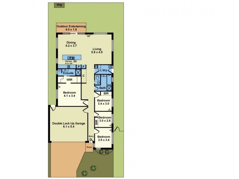 40 Cindia Crescent, Tarneit VIC 3029 Floorplan