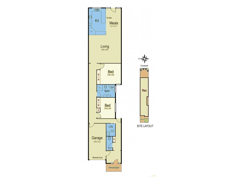 49B New Street, South Kingsville VIC 3015 Floorplan
