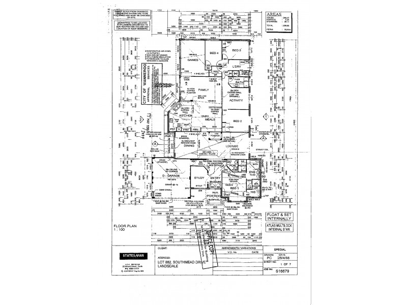 23 Southmead Drive, Landsdale WA 6065 Floorplan