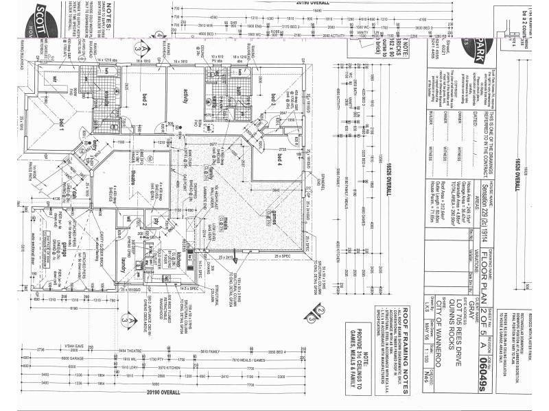 23 Rees Drive, Quinns Rocks WA 6030 Floorplan