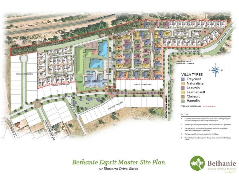 Villa 29 Esprit Village 97 Illawarra Drive, Bunbury WA 6230 Floorplan