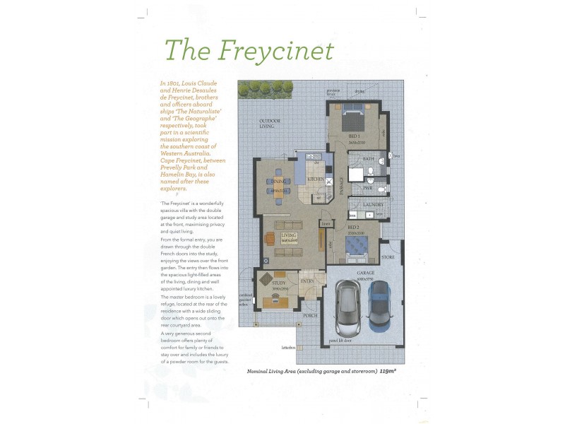 Villa 59 Georgette Retreat, Bethanie Esprit, Eaton WA 6232 Floorplan