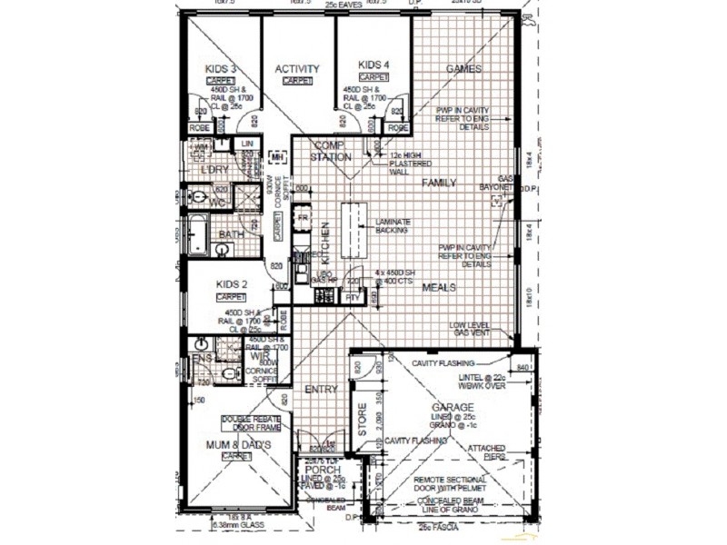 41 Newbridge Street, Meadow Springs WA 6210 Floorplan