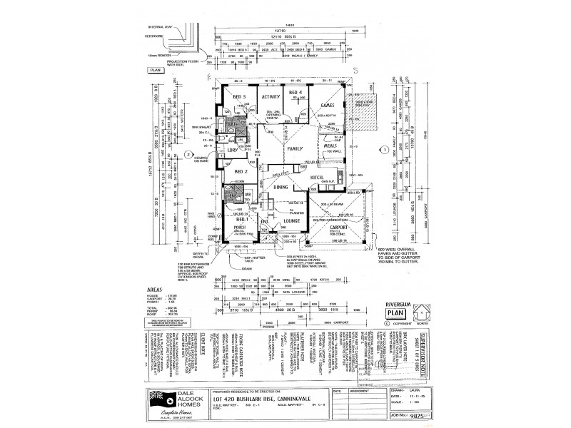 9 Bushlark Rise, Canning Vale WA 6155 Floorplan