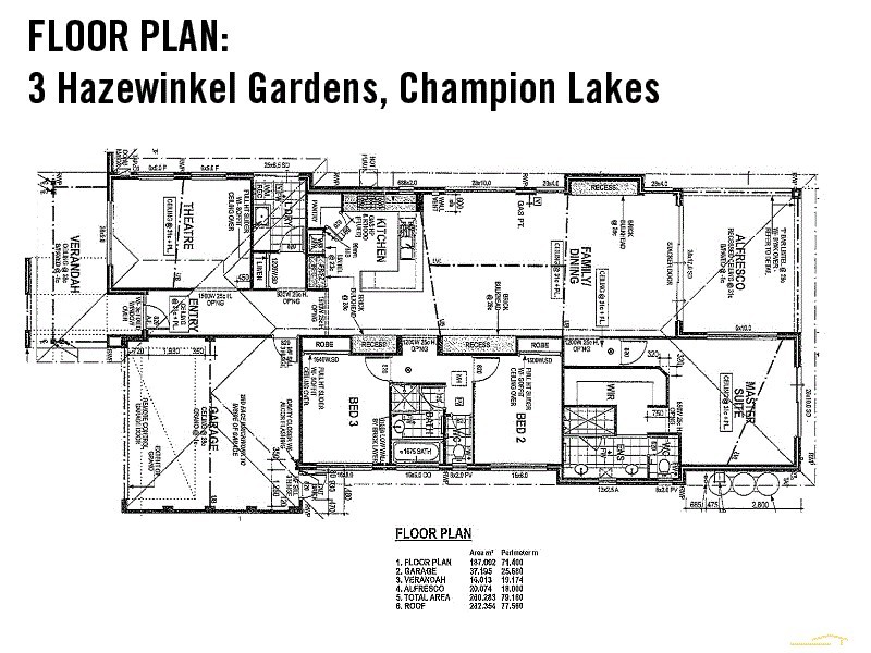 3 Hazewinkel Gardens, Champion Lakes WA 6111 Floorplan
