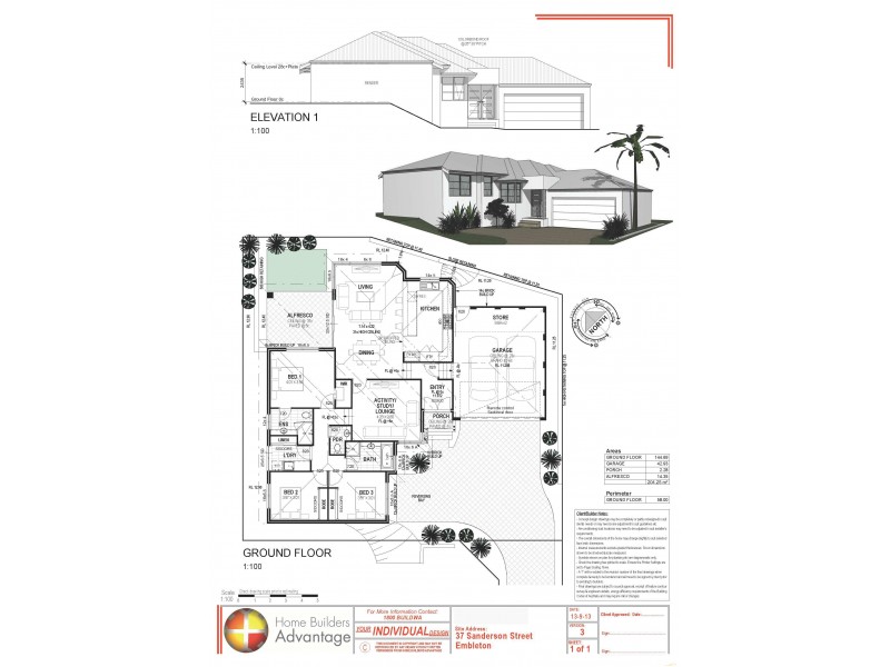 37a Sanderson Street, Embleton WA 6062 Floorplan