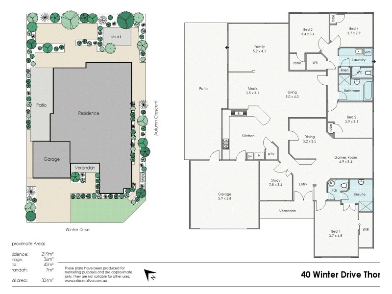 40 Winter Drive, Thornlie WA 6108 Floorplan