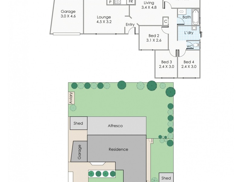 4 Chandilla Street, Gosnells WA 6110 Floorplan