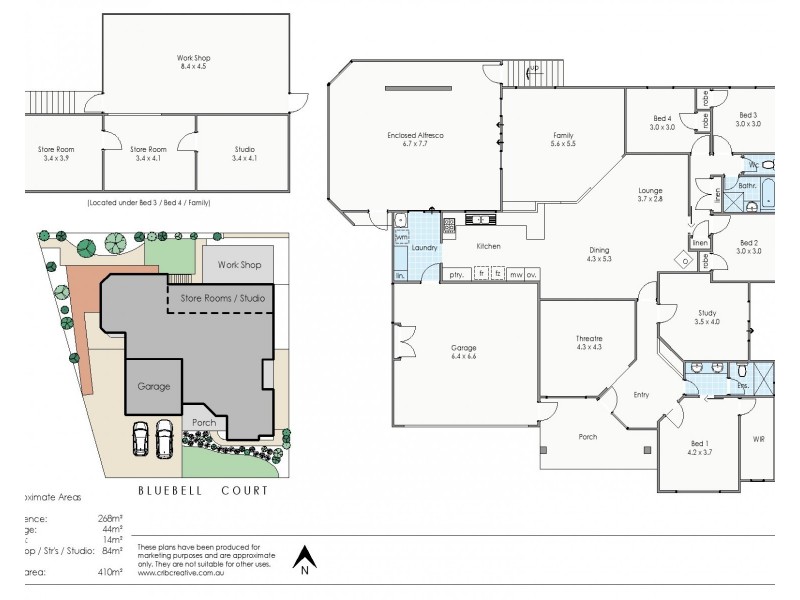 9 Bluebell Court, Thornlie WA 6108 Floorplan