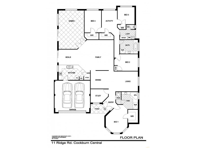 11 Ridge Road, Cockburn Central WA 6164 Floorplan