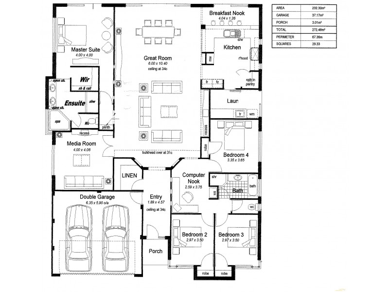 8 Dulcet Link, Atwell WA 6164 Floorplan