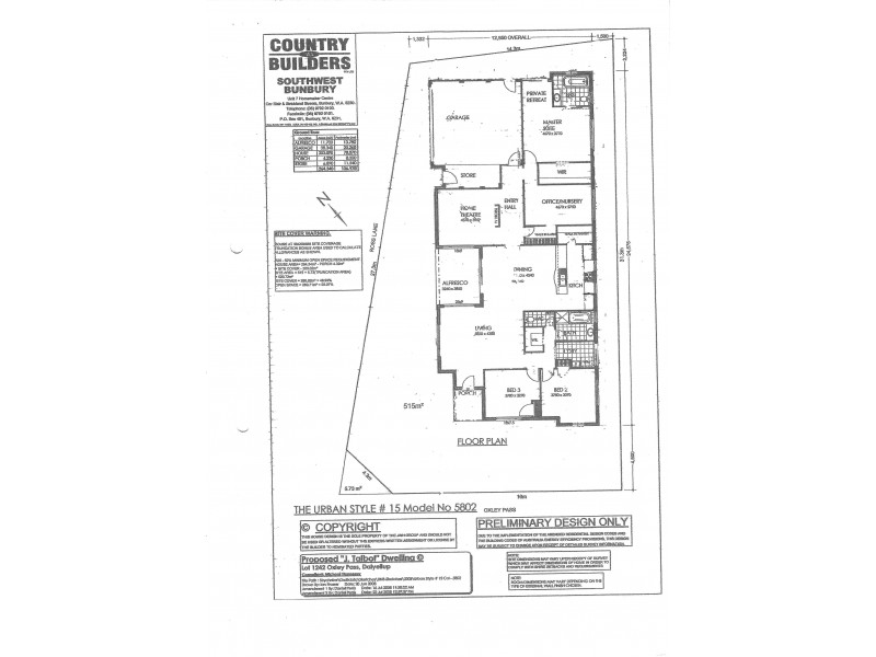 8 Oxley Pass, Dalyellup WA 6230 Floorplan