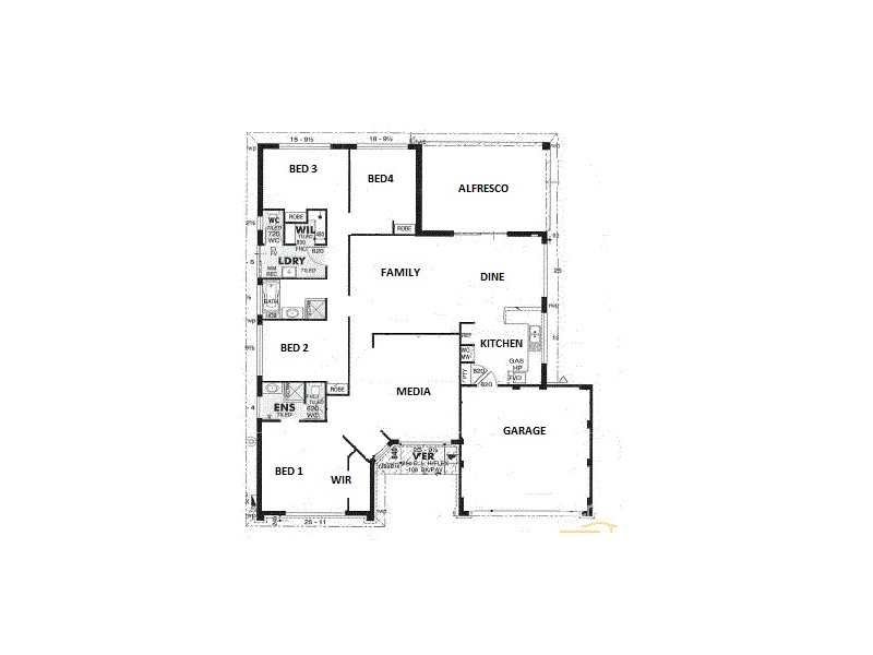 121 Braidwood Drive, Australind WA 6233 Floorplan