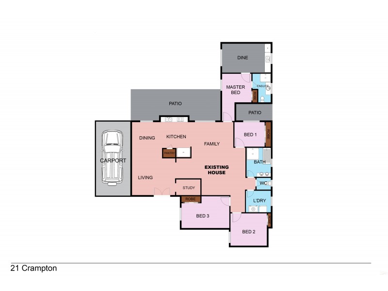 21 Crampton Avenue, Eaton WA 6232 Floorplan