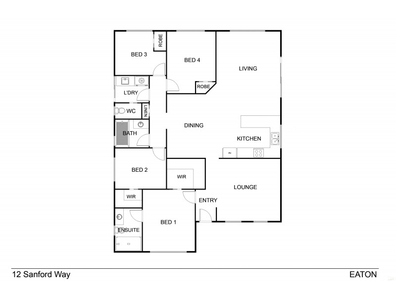 12 Sanford Way, Eaton WA 6232 Floorplan