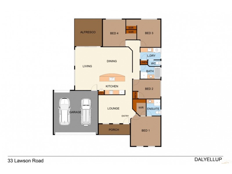 33 Lawson Road, Dalyellup WA 6230 Floorplan