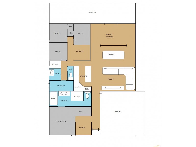 5 Jindalee Way, Millbridge WA 6232 Floorplan