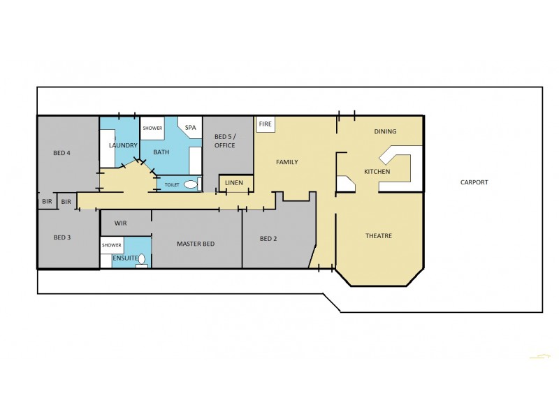 113 Clifford Street, Cuballing WA 6311 Floorplan