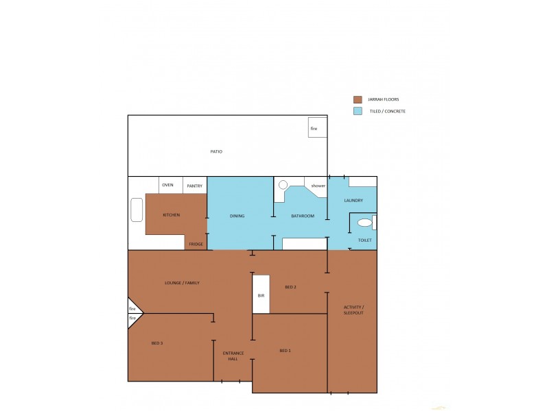 19a Russell Road, Burekup WA 6227 Floorplan