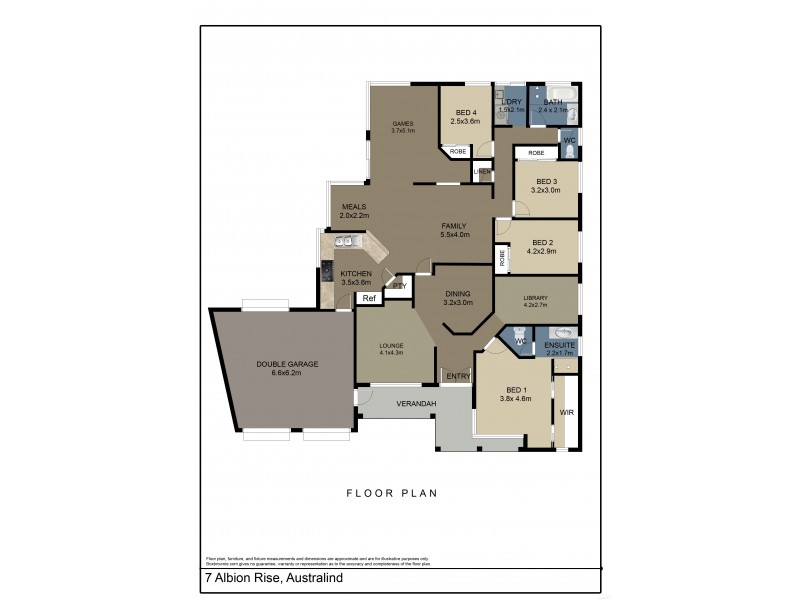 7 Albion Rise, Australind WA 6233 Floorplan