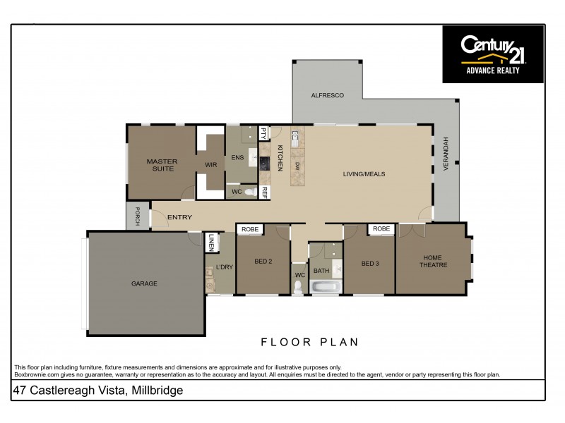 47 Castlereagh Vista, Millbridge WA 6232 Floorplan