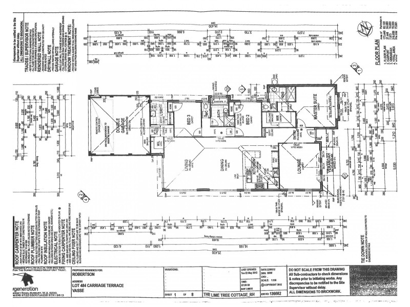 4 Carriage Terrace, Vasse WA 6280 Floorplan