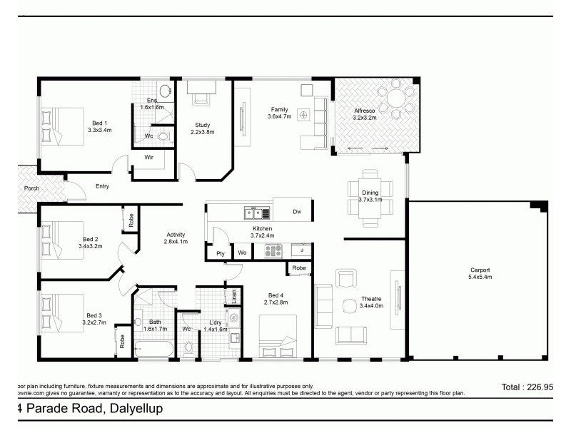 344 Parade Road, Dalyellup WA 6230 Floorplan