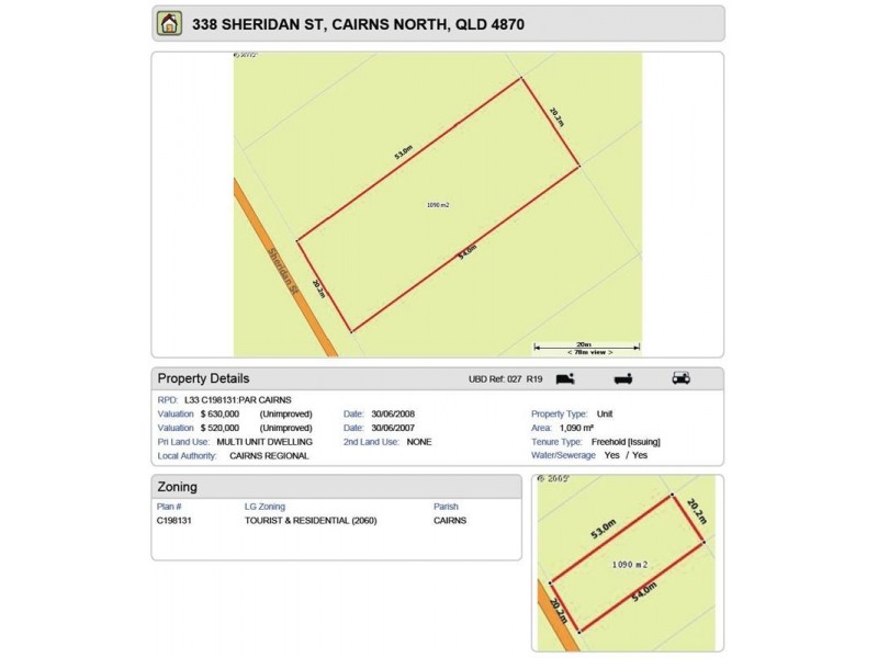 338 – 340 Sheridan & 97 – 99 Digger St, Cairns QLD 4870
