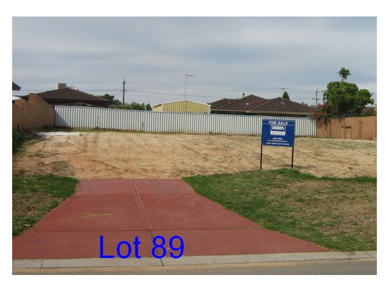 Lot 89/33  Bernley Drive, Viveash WA 6056