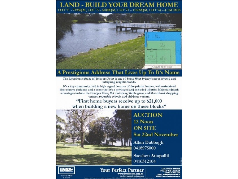 71-74  Pleasure Point Rd, Pleasure Point NSW 2172