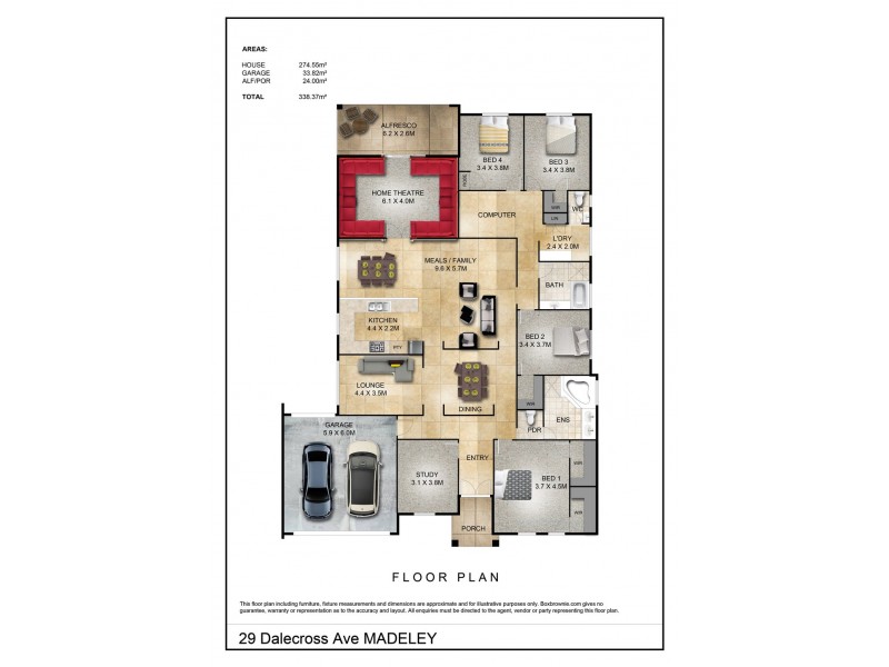 29 Dalecross Avenue, Madeley WA 6065 Floorplan