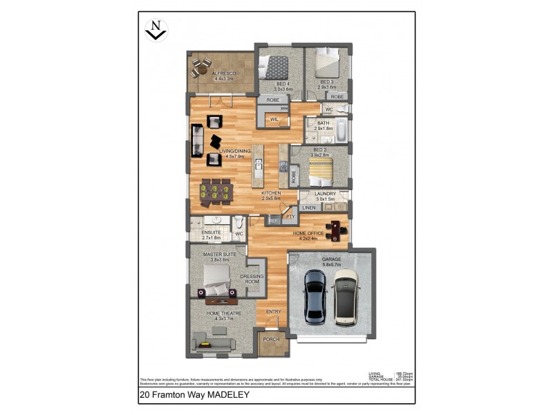 20 Framton Way, Madeley WA 6065 Floorplan