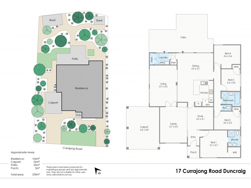 17 Currajong Road, Duncraig WA 6023 Floorplan