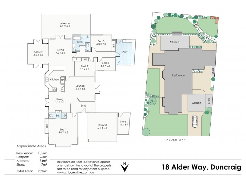 18 Alder Way, Duncraig WA 6023 Floorplan