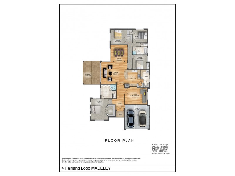 4 Fairland Loop, Madeley WA 6065 Floorplan