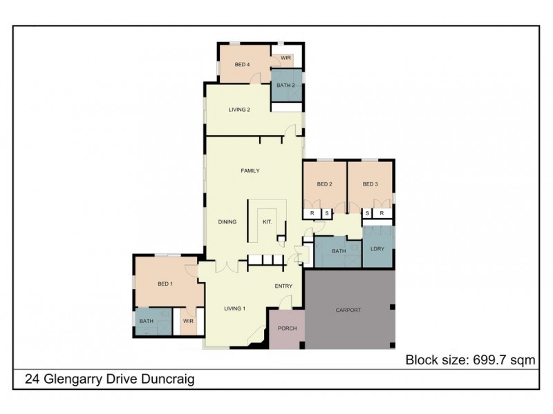 24 Glengarry Drive, Duncraig WA 6023 Floorplan