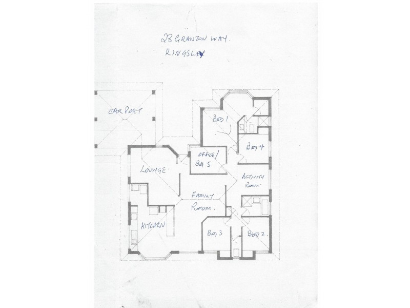 28 Granton Way, Kingsley WA 6026 Floorplan