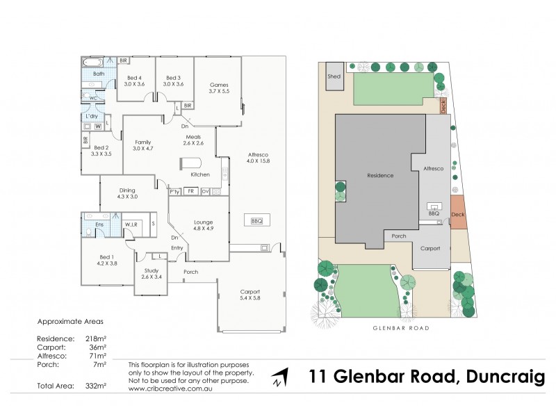 11 Glenbar Road, Duncraig WA 6023 Floorplan