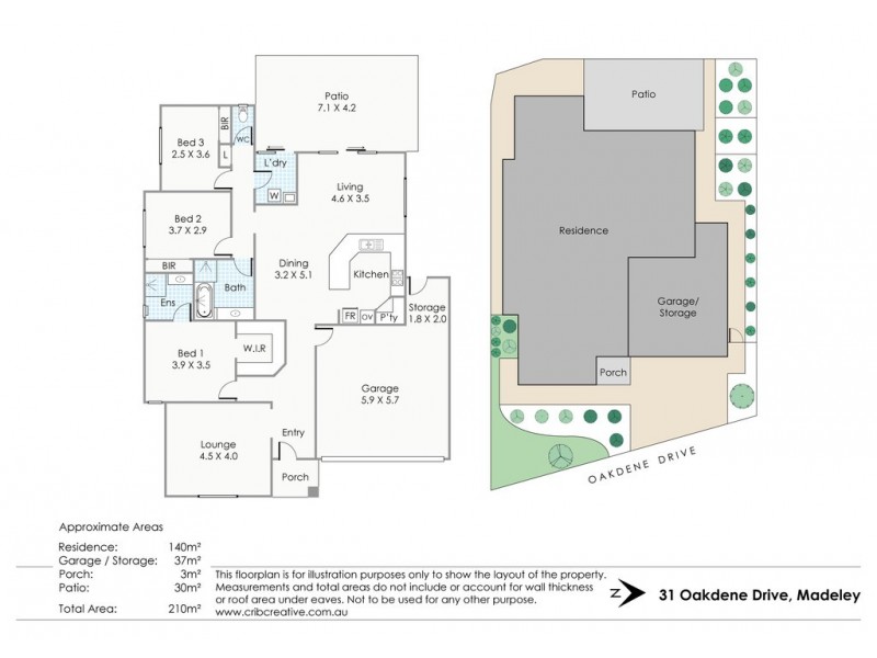 31 Oakdene Drive, Madeley WA 6065 Floorplan