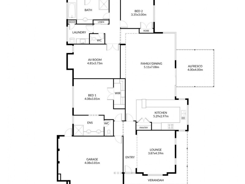 19 Hopper Turn, Madeley WA 6065 Floorplan