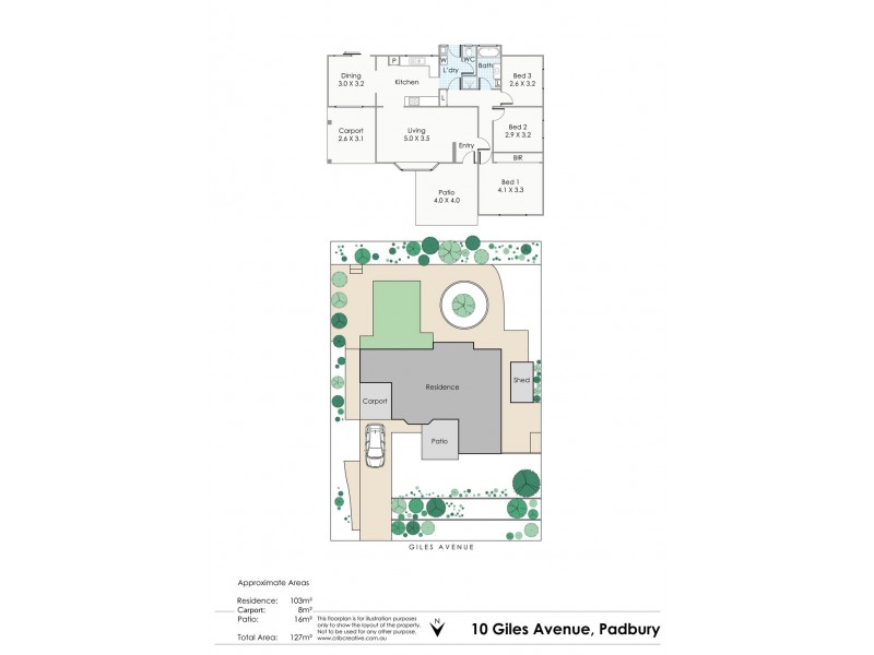 10 Giles Avenue, Padbury WA 6025 Floorplan