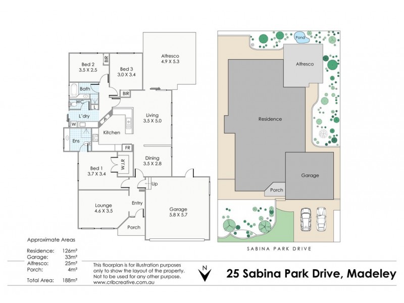 25 Sabina Park Drive, Madeley WA 6065 Floorplan