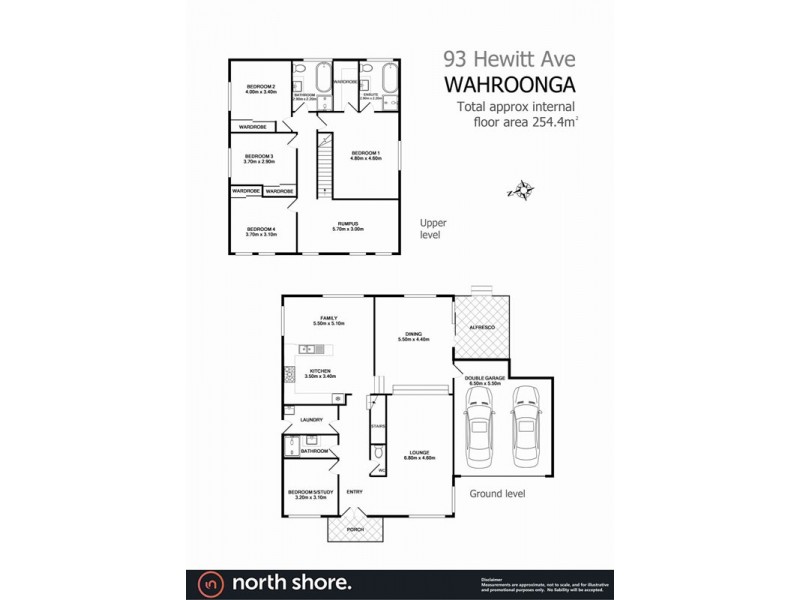 93 Hewitt Avenue, Wahroonga NSW 2076 Floorplan