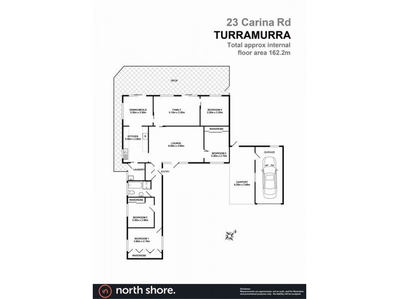 23 Carina Road, Turramurra NSW 2074 Floorplan
