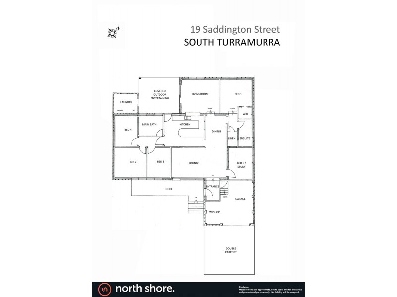 19 Saddington Street, Turramurra NSW 2074 Floorplan